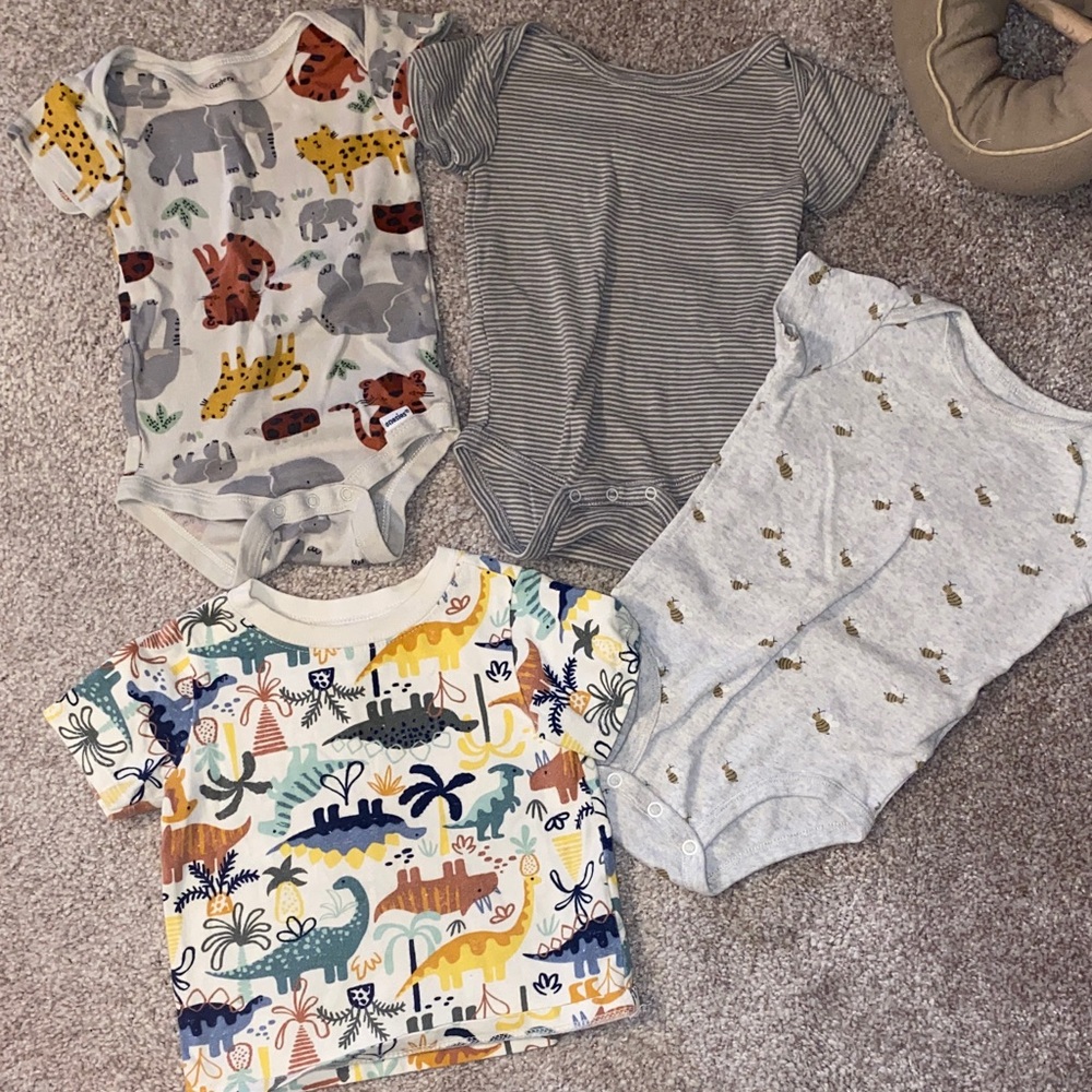 Garanimals Yellow and Cream Baby Clothing Set